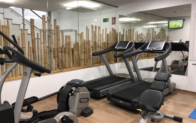 Fitnessruimte van hotel Resort Flamingo Beach in Alicante